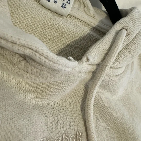 Reebok Cream Pullover Hoodie Relaxed Fit - Picture 6 of 6